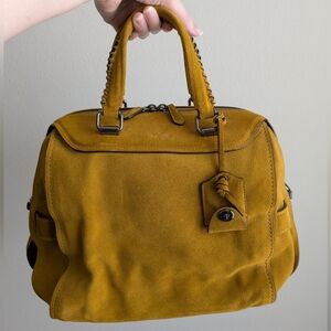 Coach Suede Ace Satchel 28